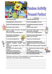 Tandem Activity Present Perfect