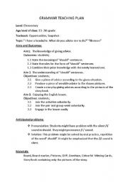 English Worksheet: should plan