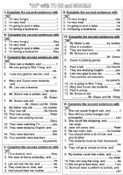 English Worksheet: THE USE OF 