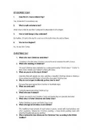 English worksheet: Questions about history of England