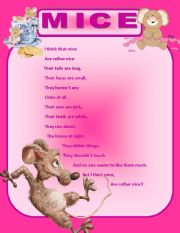 English Worksheet: MICE