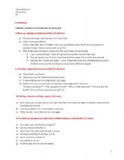 English Worksheet: lesson plan based on Stardust book