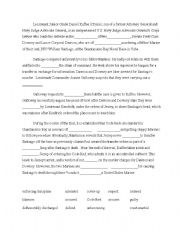 English Worksheet: A Few Good Men Movie Comprehension Questions