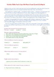 English Worksheet: Japan earthquake 2011