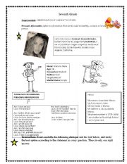 English Worksheet: Personal information