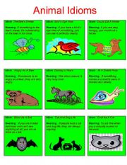 Animal idioms