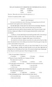 English Worksheet: Semester test for the 8th grade of junior high school