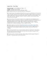 English Worksheet: Travel Tips