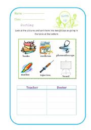 English Worksheet: warm up