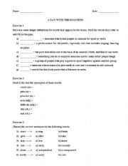 English Worksheet: a day with the dolphins