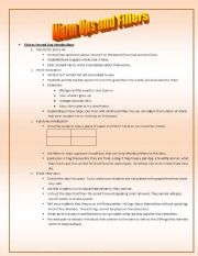 English Worksheet: Warm Ups and Fillers 