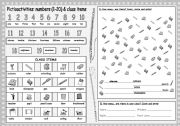 Pictioactivities: How many...? + Numbers (1-20) + Class items