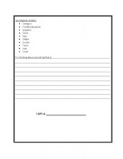 English worksheet: Describing