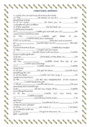 English Worksheet: Conditional Sentences type 1