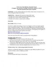 English Worksheet: Lesson Plan