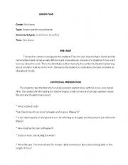 English worksheet: Present Perfect Tense 