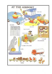 English Worksheet: At the airport