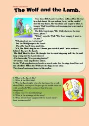 English Worksheet: Reading-comprehension, 