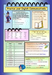 English Worksheet: Practice your English 