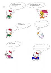English Worksheet: Greeting