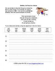 English worksheet: Practice