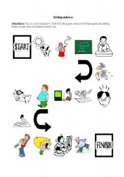 English Worksheet: giving advice