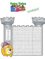 Fairy tales vocabulary with answer key