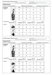 English Worksheet: Capacity pair work