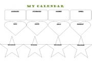 English Worksheet: calendar