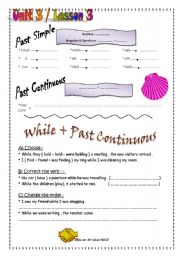 English Worksheet: past continuous