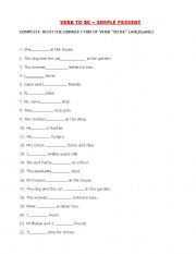 English Worksheet: Verb 