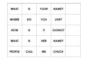 English Worksheet: Broken sentences Present Simple