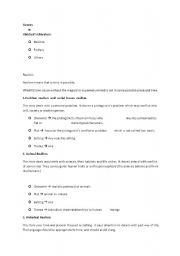 English worksheet: Genre