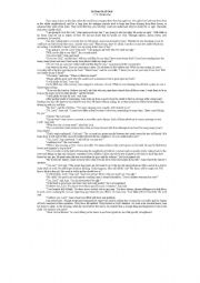 English Worksheet: reading remedial