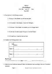 English worksheet: Conditional clauses types I and II