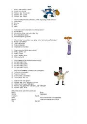 English Worksheet: Wallace and Gromit