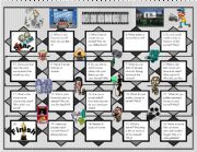 English Worksheet: cinema discussion boardgame