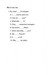 English worksheet: prepositions