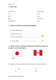 English Worksheet: REVIEW FOR EXAM