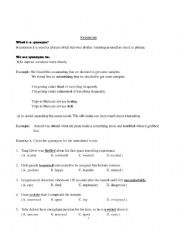 English worksheet: Synonym