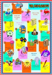 English Worksheet: Boardgame: verb, noun or adjective  grammar  vocabulary  speaking  editable