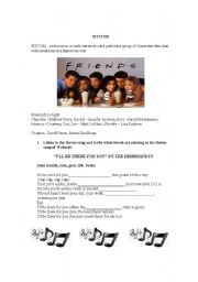 English Worksheet: Movies - a sitcom: Friends (episode Football)