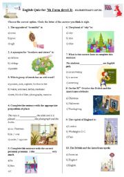 English Worksheet: Language Olympics for the 7th, 8th and 9th forms - Part I