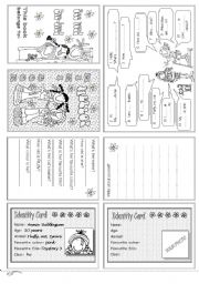 English Worksheet: Mini Book (ID)