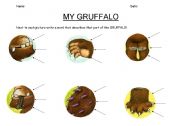 English worksheet: my gruffalo