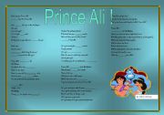 English Worksheet: Price Ali