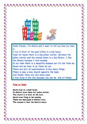 English Worksheet: Martas town