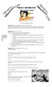 English Worksheet: Casablanca