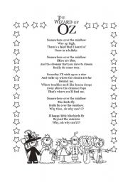 English Worksheet: THE WIZARD OF OZ - 1/4