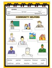 Community Helpers Act.#1